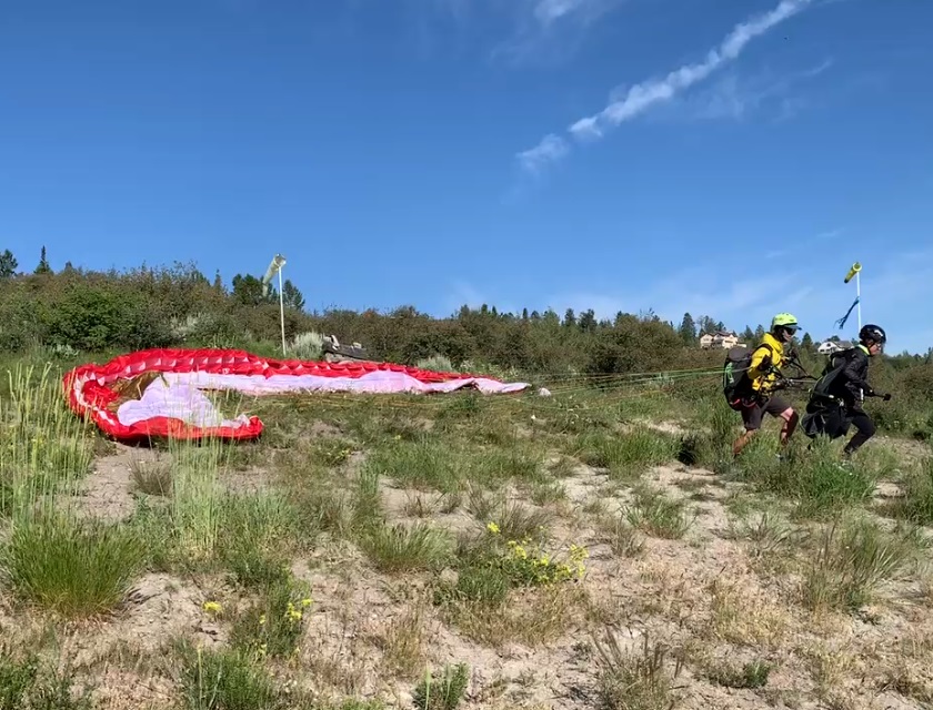 Paragliding Start