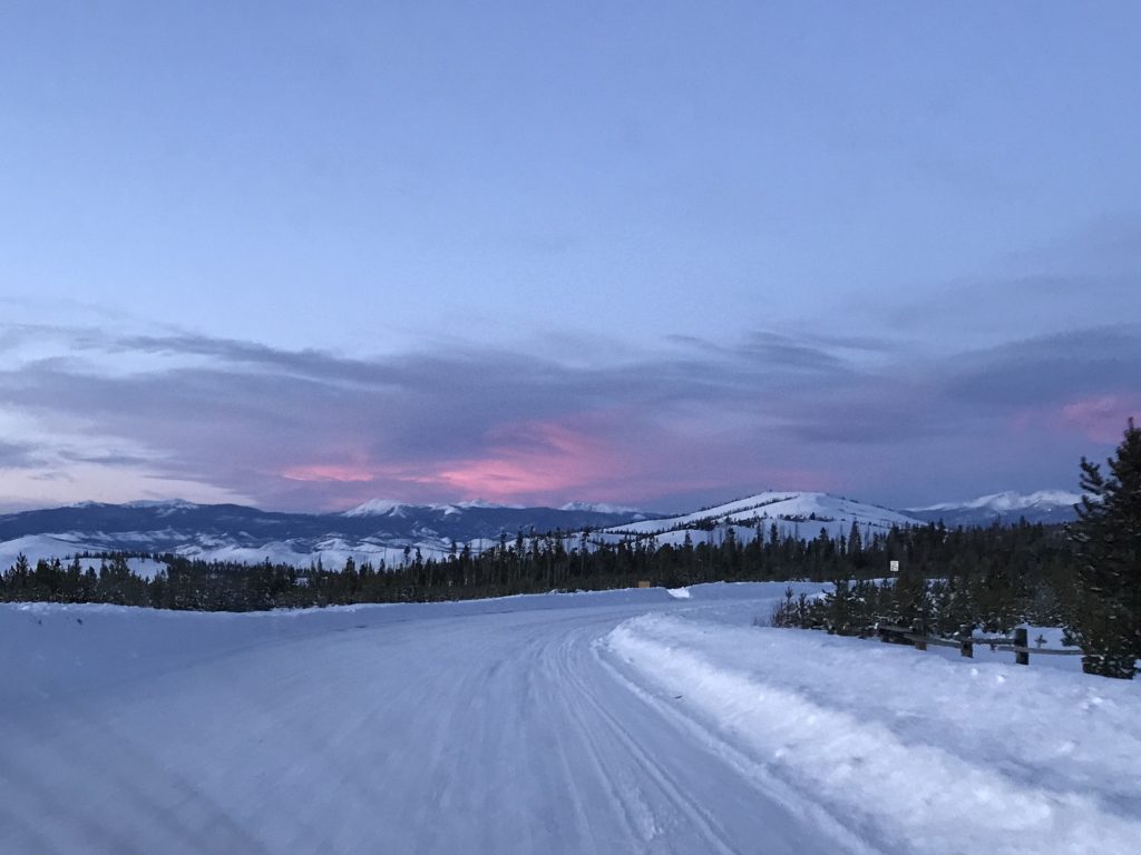 GrandCounty Sunset SnowMountainRanch