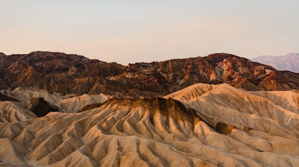 brown mountain during sunrise