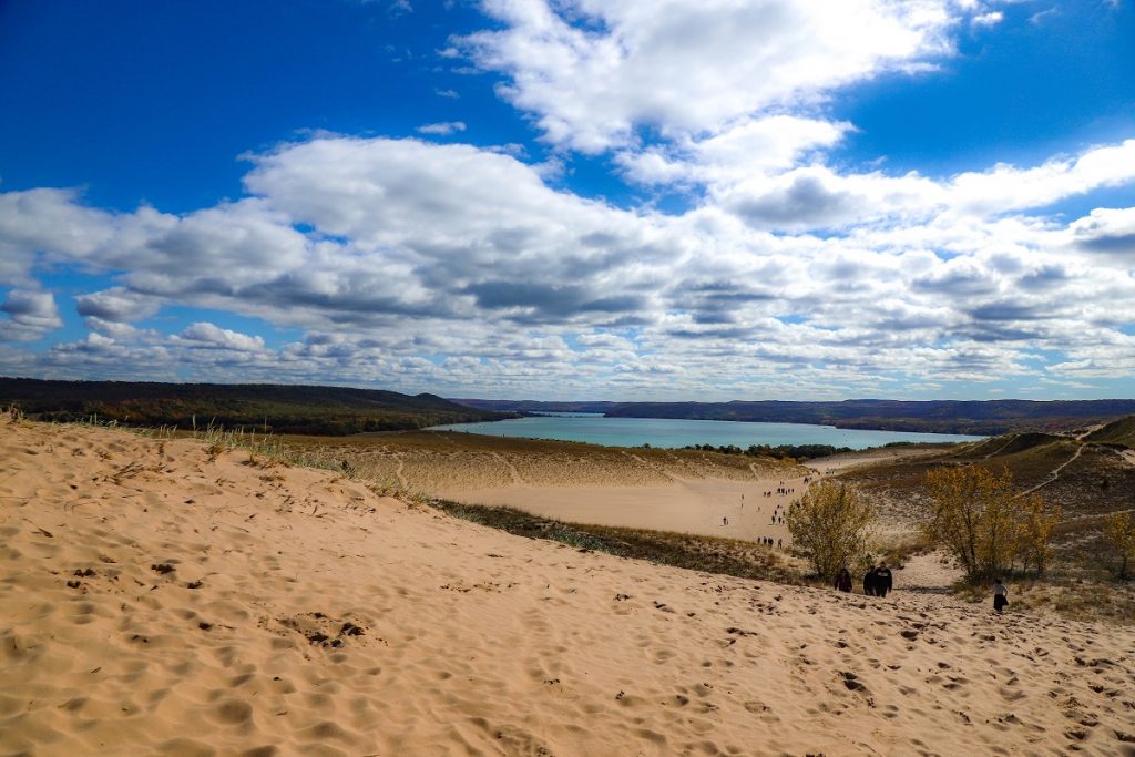 sand beach under blue sky