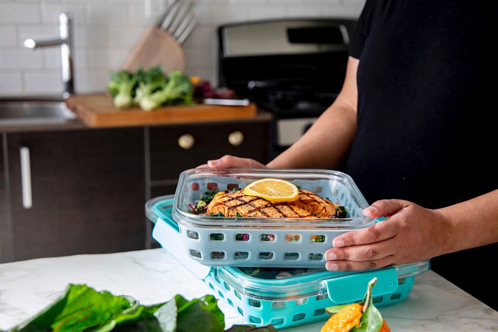 Person Holding Container With Food