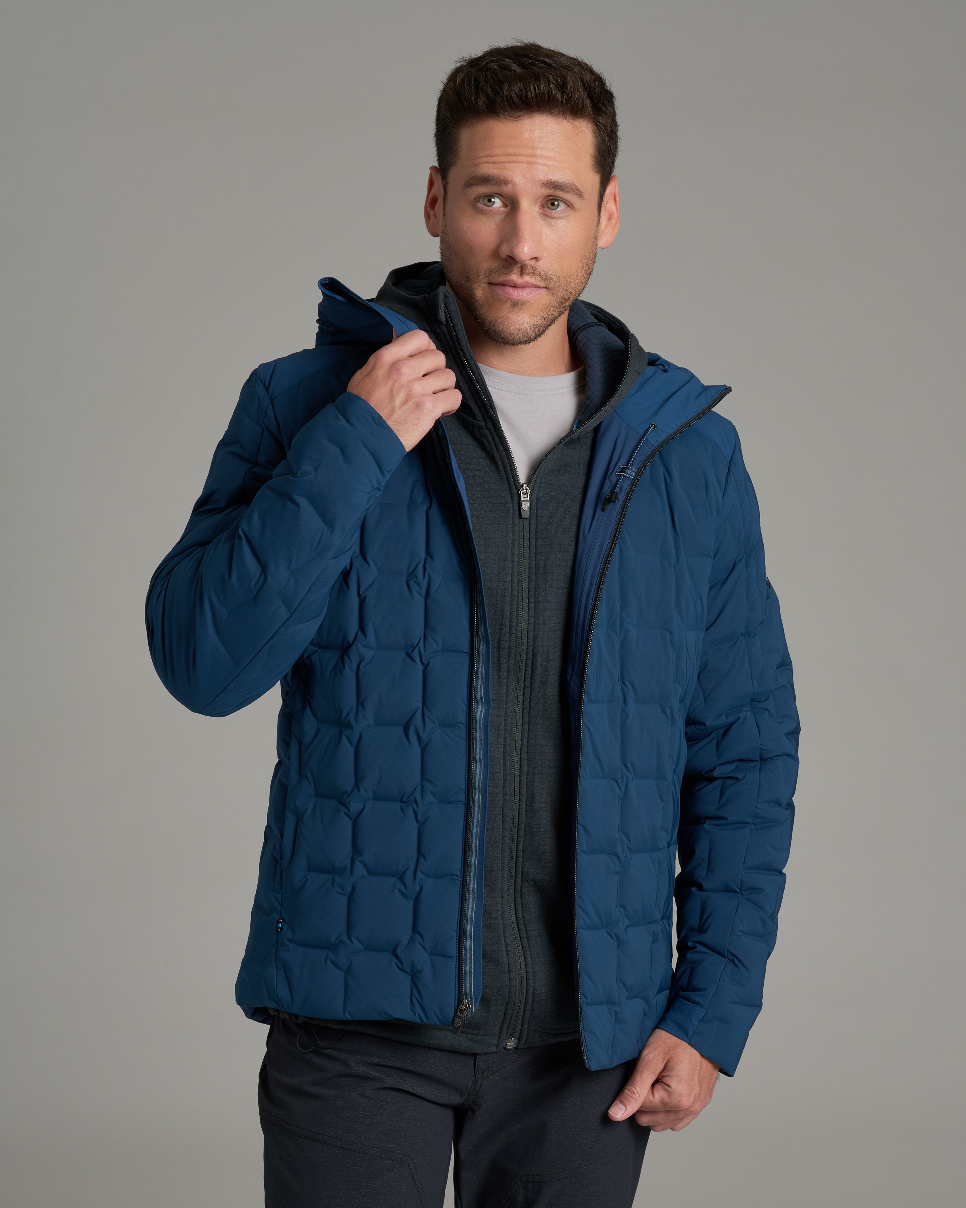 KUHL M's Firestorm Down Hoody RIOT BLUE Front