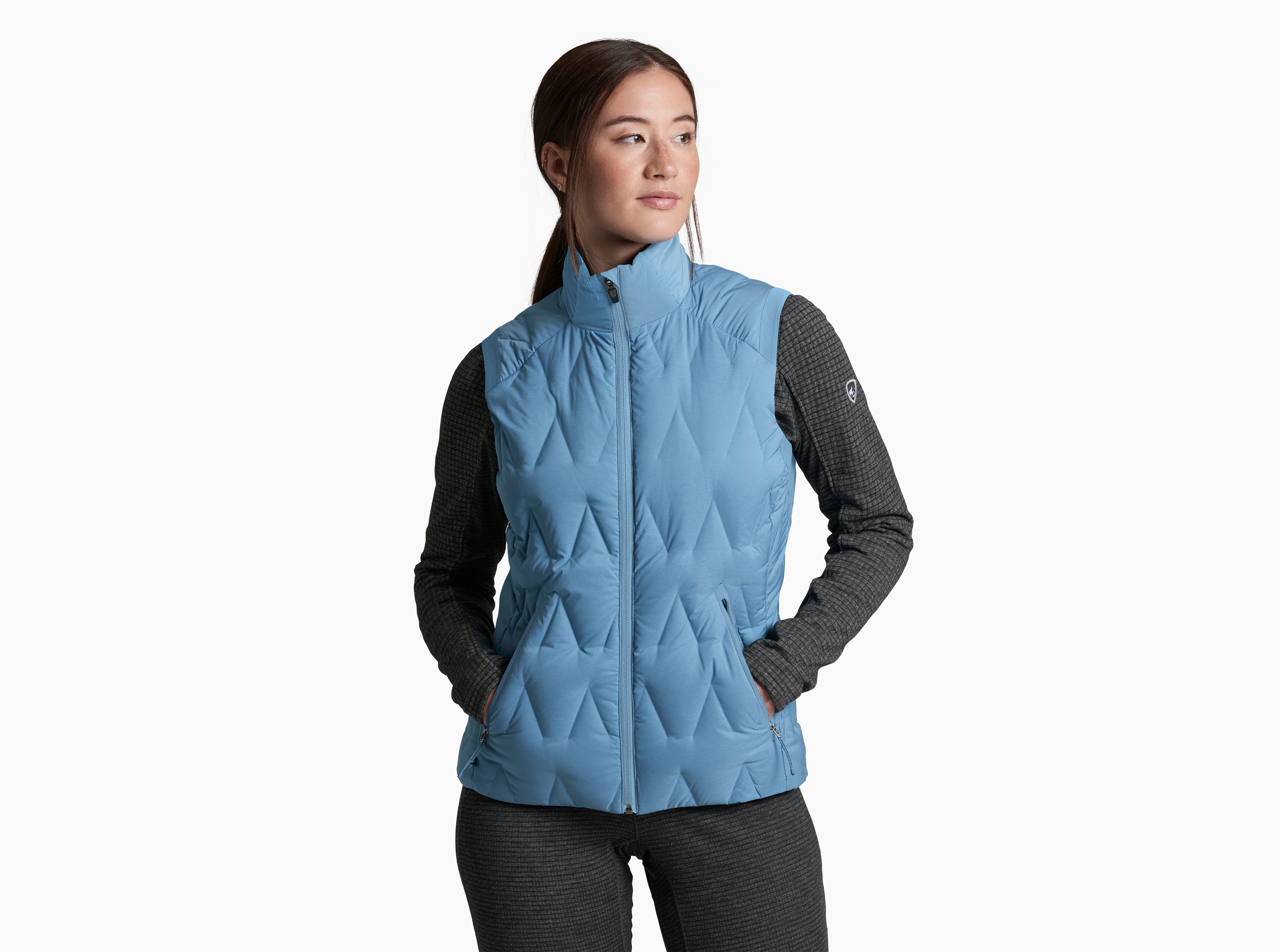 KUHL W's Firestorm Down Vest NEPTUNE Front