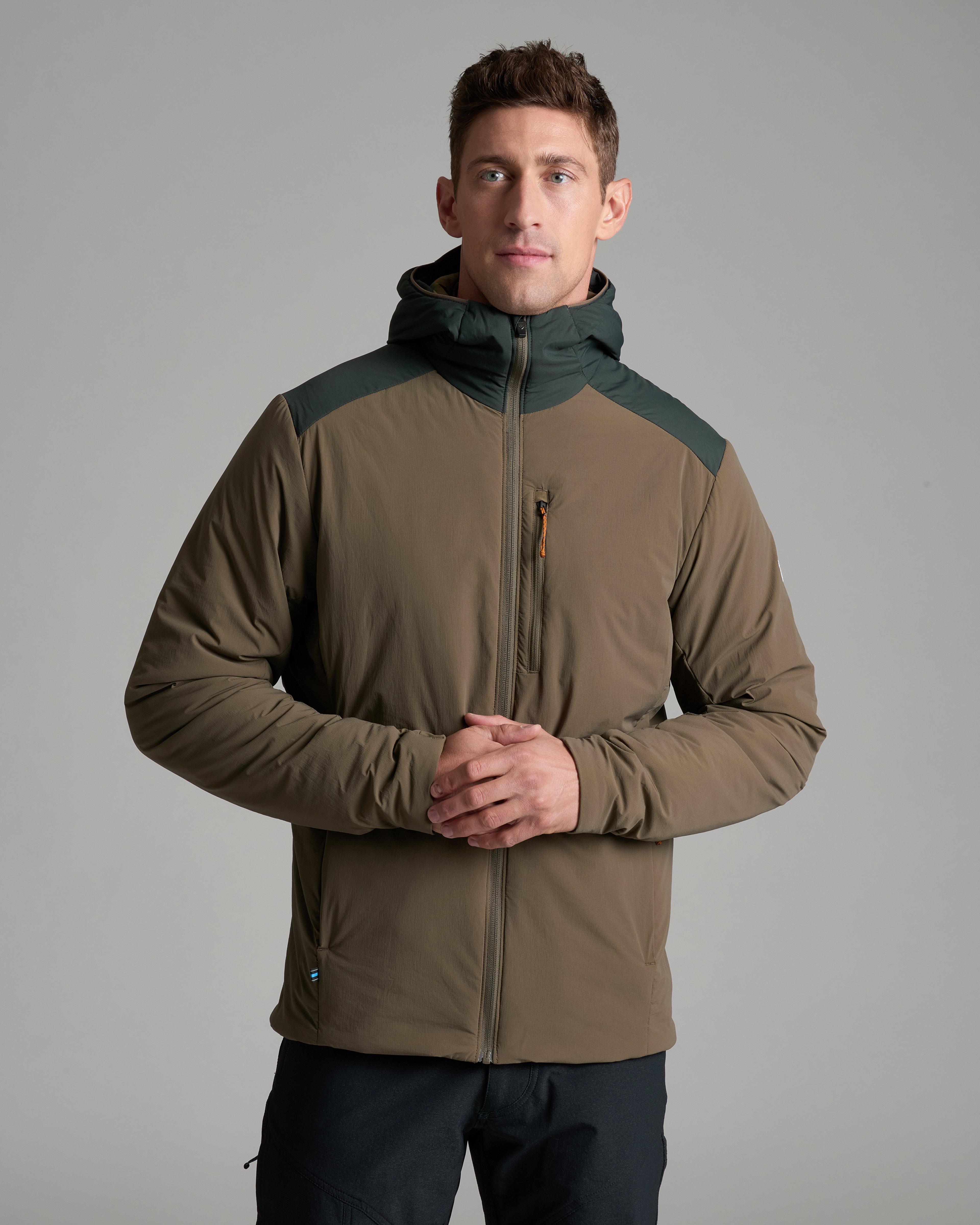 KUHL M's AeroLight Hoody KANTEEN Front