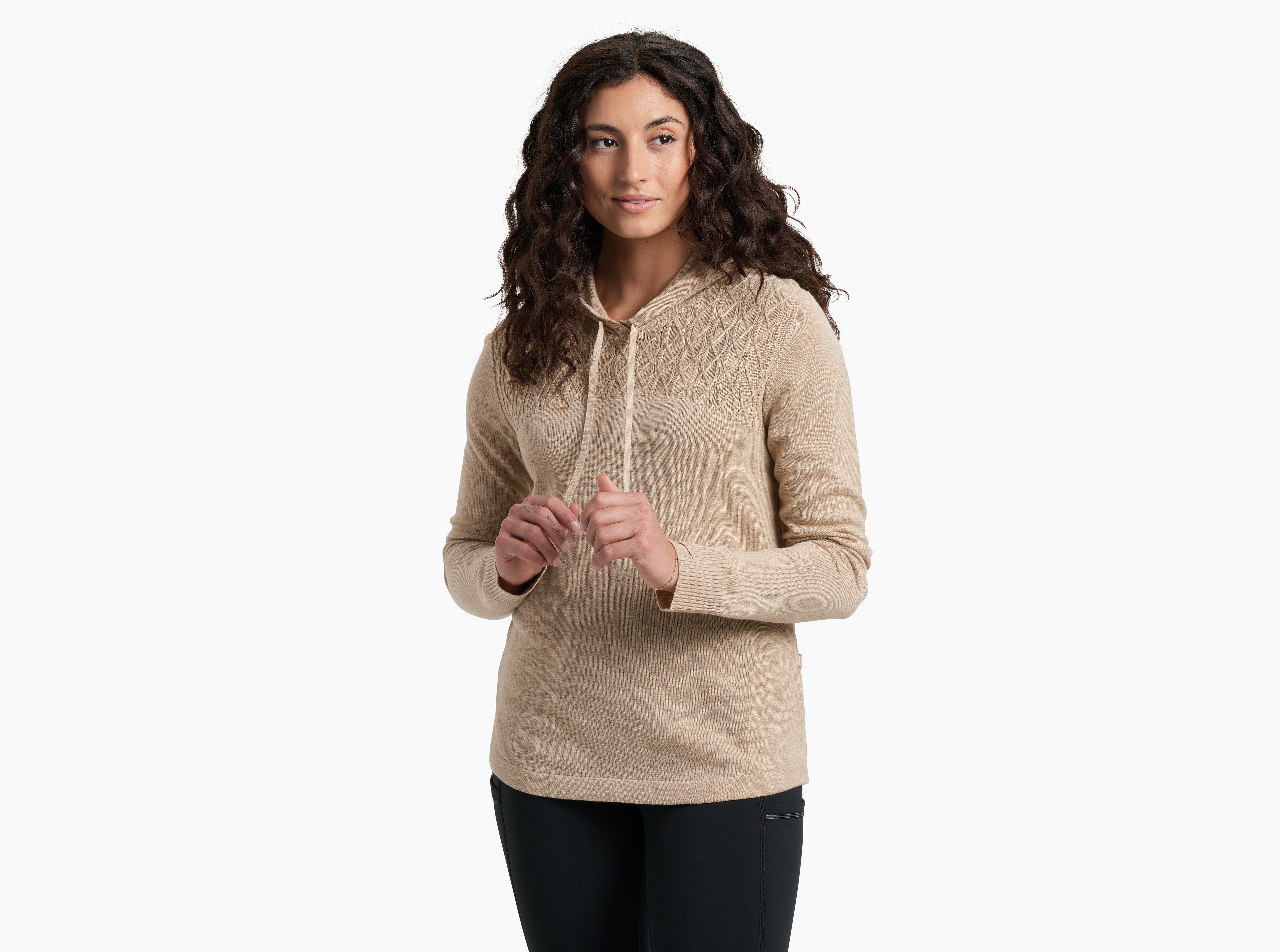 KUHL Kortina Hooded Sweater DOVE Front