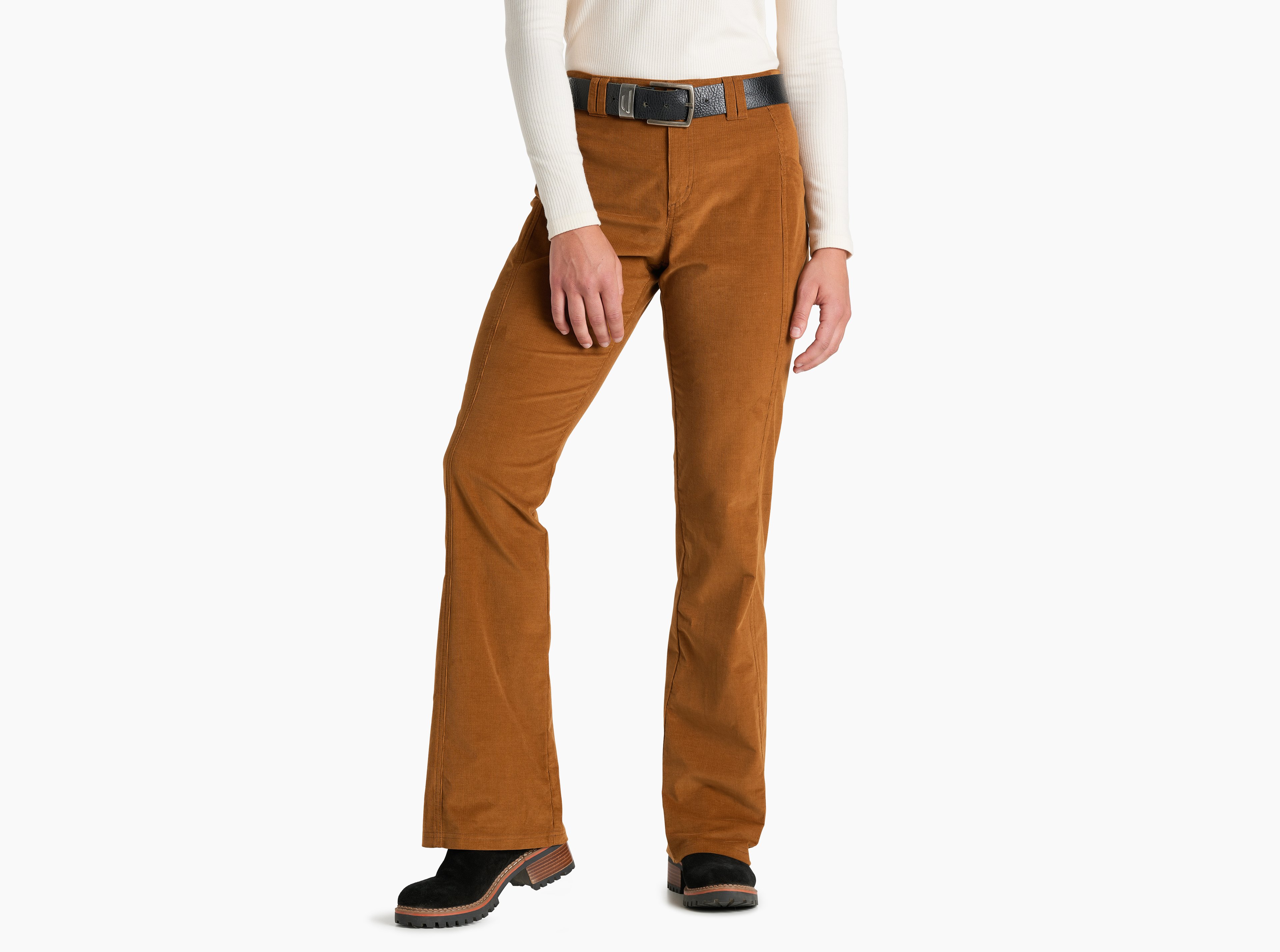 KUHL Lydia Cord Pant ANTIQUE GOLD Front