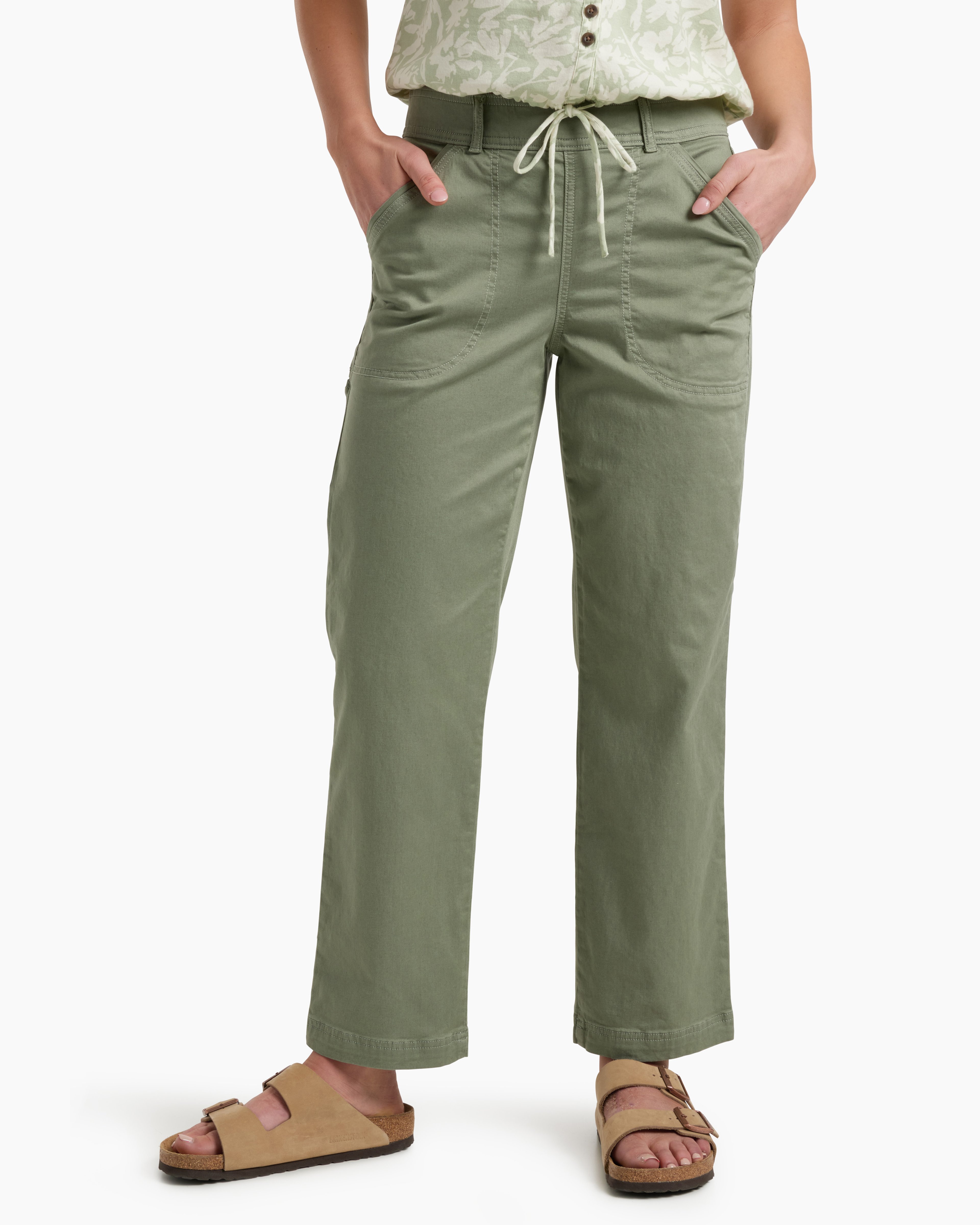 KUHL Kultivatr Pull On Crop SLATE GREEN Front
