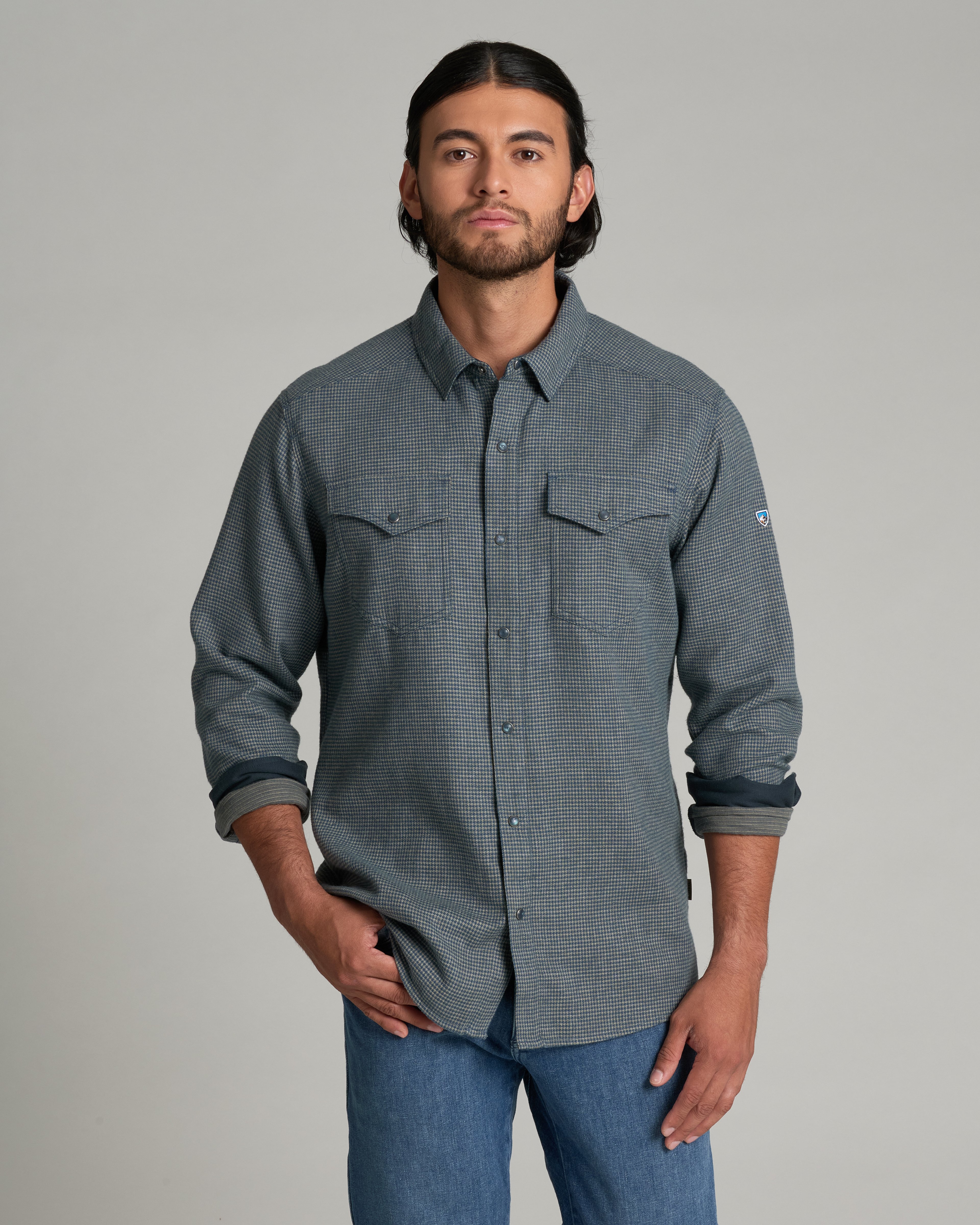 KUHL Disputr LS FJORD BLUE Front