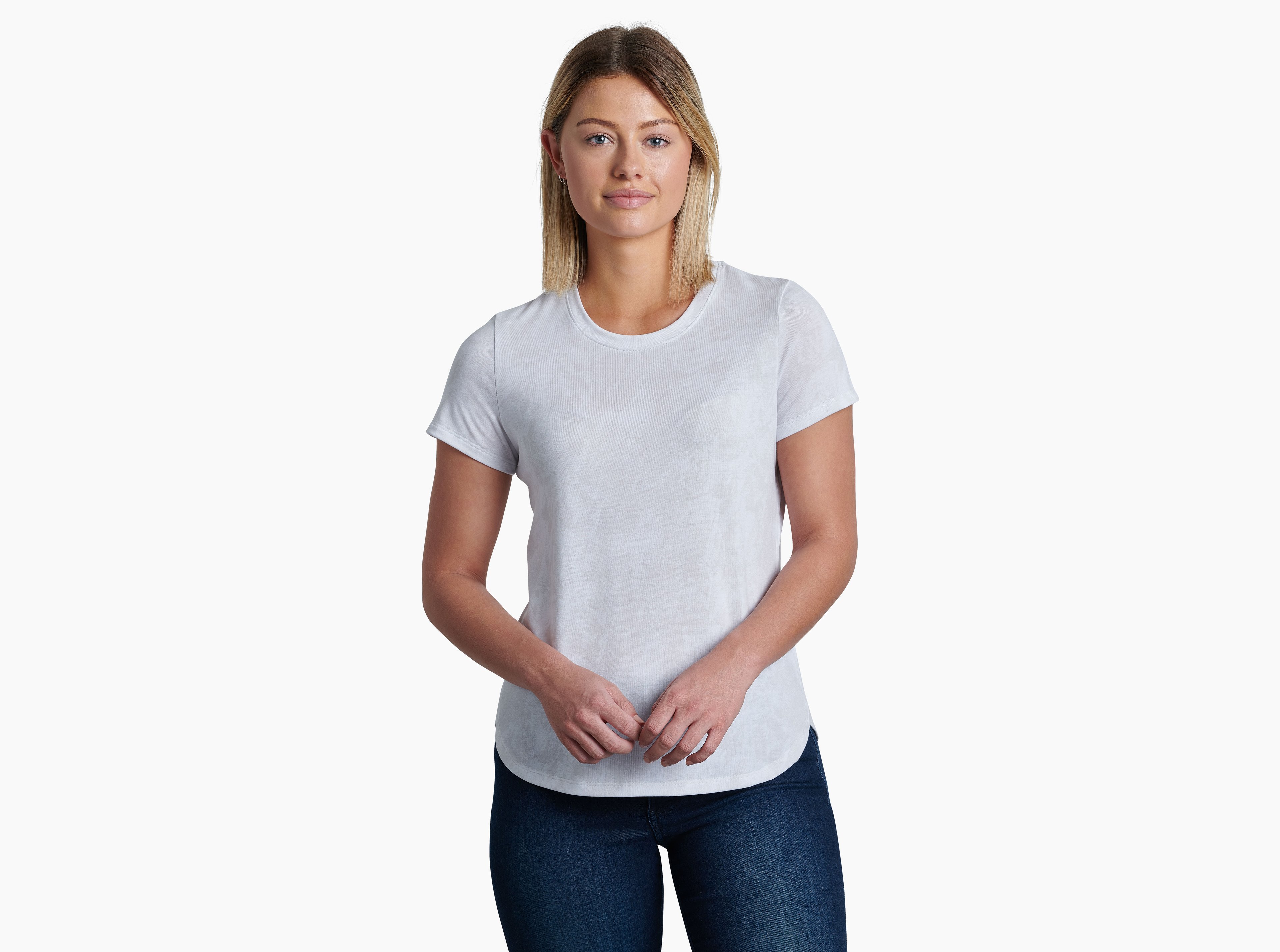 KUHL Konstance SS WHITE PRINT Front
